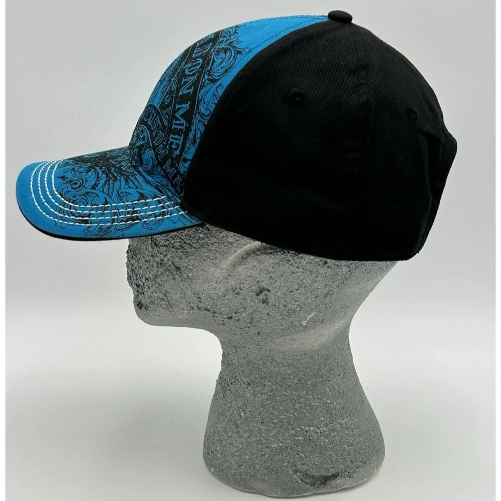 Don't Tread On Me Gadsden Snake Snapback Hat Studded‎ Biker Trucker Cowboy